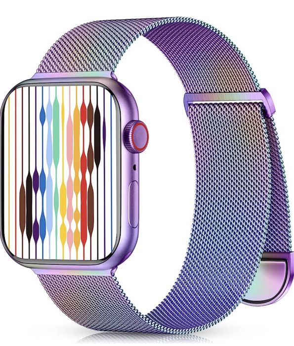 Curea Husa X Bratara Metalica Zale Incarcator Ceas Apple Watch Iphone