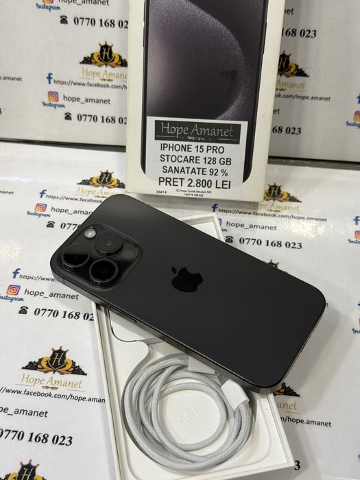 Hope Amanet P7 Iphone 15 Pro 128 Gb