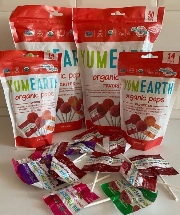 Чупа чупс *Organik chupa chups *Organic pops *YumEarth