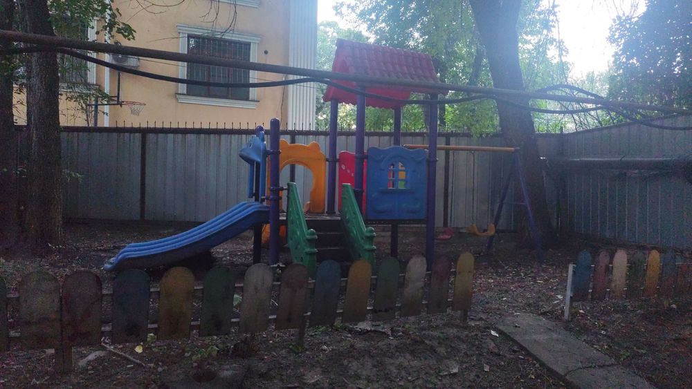 Уличные горки для сада