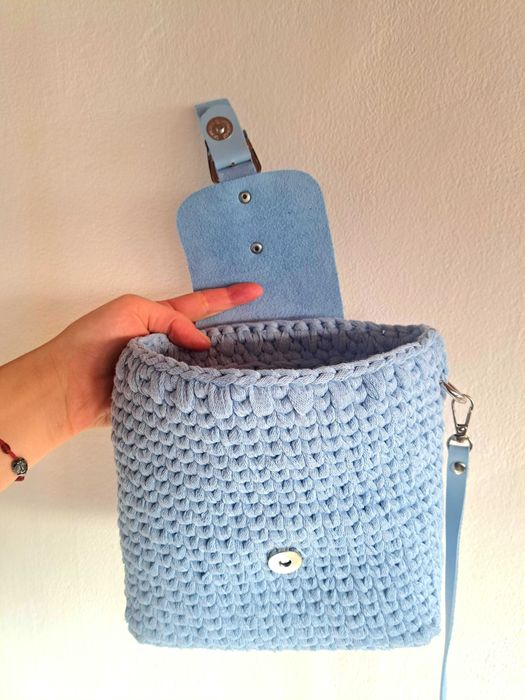 Лятна плетена чанта