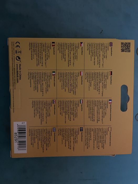 Cablu/adaptor Delock cod 85291, Hdmi tata - Usb - c  tata 4k 60 Hz