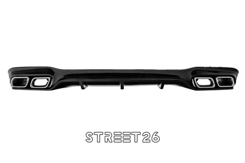 Difuzor Bara Spate Mercedes E-Class W213 Sedan (16-20) E63 Negru Crom