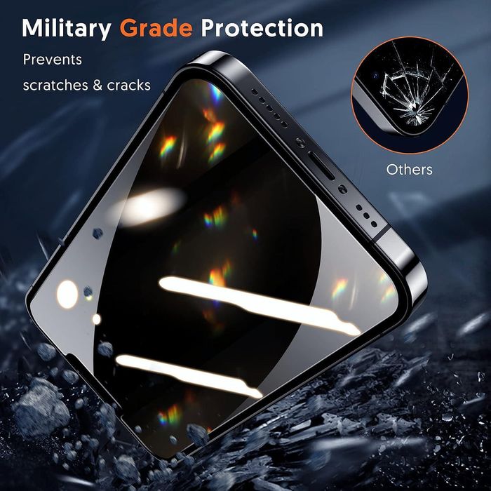 Blueo mr.monkey 2.5d silk full cover glass privacy anti-peep transpare