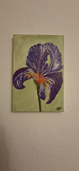 Tablou pictat manual ,dim 20 cm x 25 cm