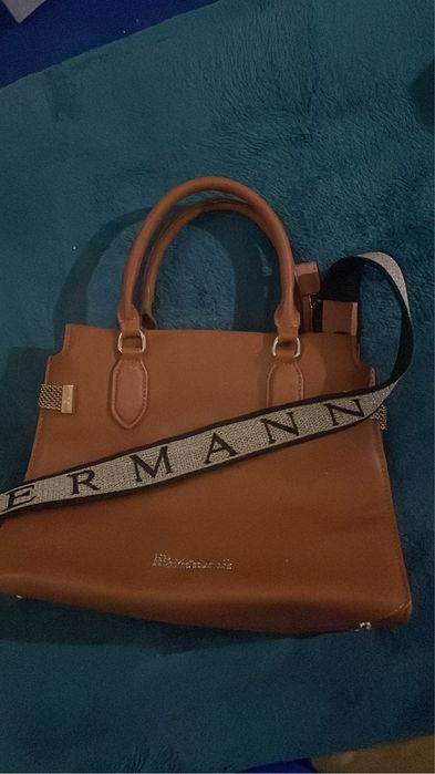 Дамска кафява чанта Ermanno Scervino