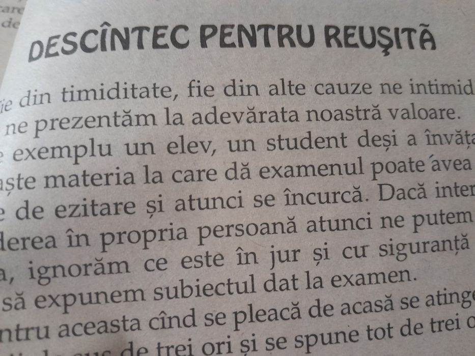 RARA,Carte de ghicit in carti de joc si DESCANTECE 1996