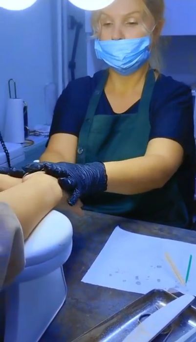 Педикюр массаж стопы