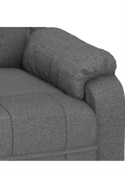 Fotoliu rabatabil maro închis, material textil VidaXL