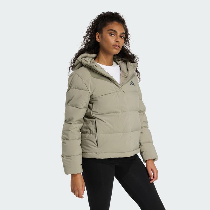 Geaca Adidas Helionic CLIMAWARM Hooded Down Jacket Noua Originala (XS; S)
