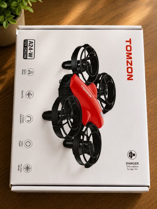 Dronă TOMZON A24-W cu cameră 1080P Wi-Fi | 3 baterii | Nouă, sigilată