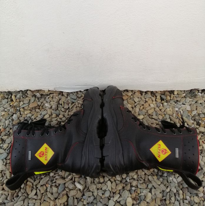 ELTEN ghete intervenție POMPIERI bocanci piele GORETEX cizme bombeu metalic TOP | mărimea 41 | transport GRATUIT‼️FAN Courier
