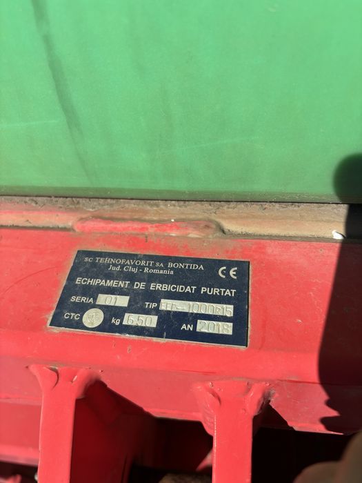 Aparat erbicidat purtat  Bontida