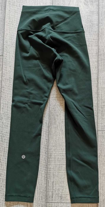 Colanti Lululemon Wunder Train HR Crop 23” noi, marimea 2