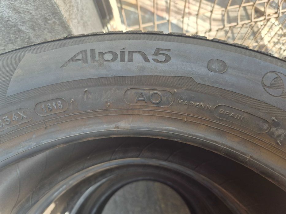 4 Anvelope M+S IARNA - 225/55/17 - Michelin Alpin 5 - OEM AUDI - NOI - DOT 2018 !