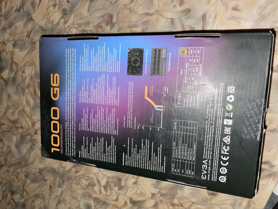 Блок питания EVGA SuperNOVA 1000 G6 (1000W)