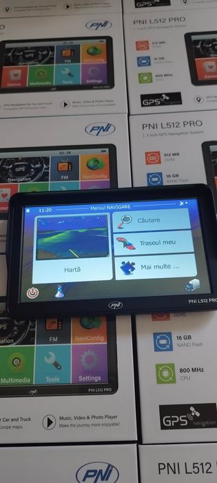 PNI L512 Prob- ecran 7"- cel mai rapid gps cu setari camion