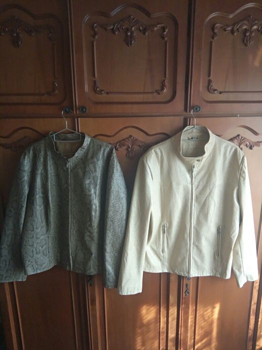 Geci piele naturala si ecologica + fusta piele naturala