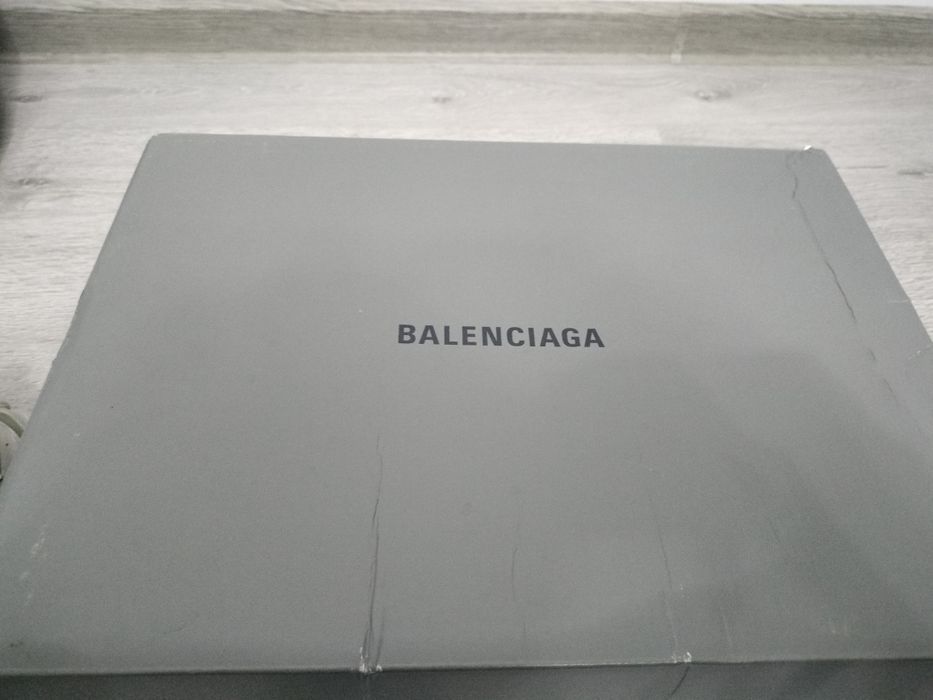 balenciaga track full white