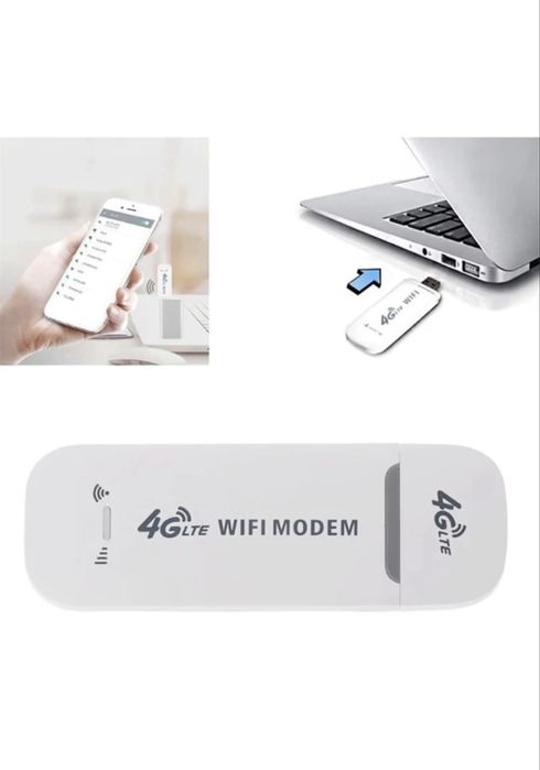 Router Wireless Portabil, 4G LTE, 150Mbps, Alb, 95x33x11mm