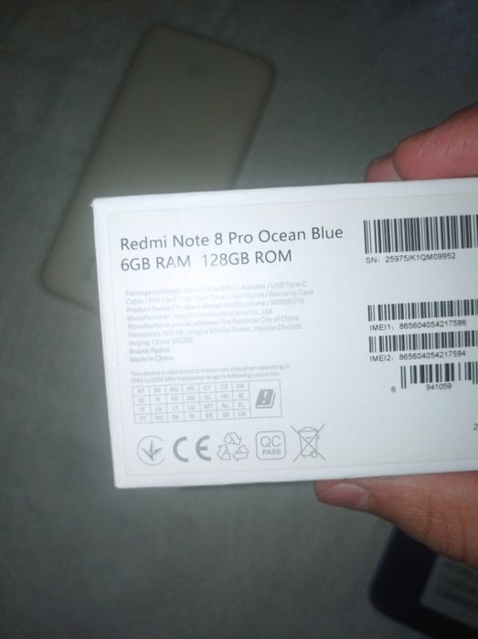 REDMI NOT 8 PRO karopka dakument