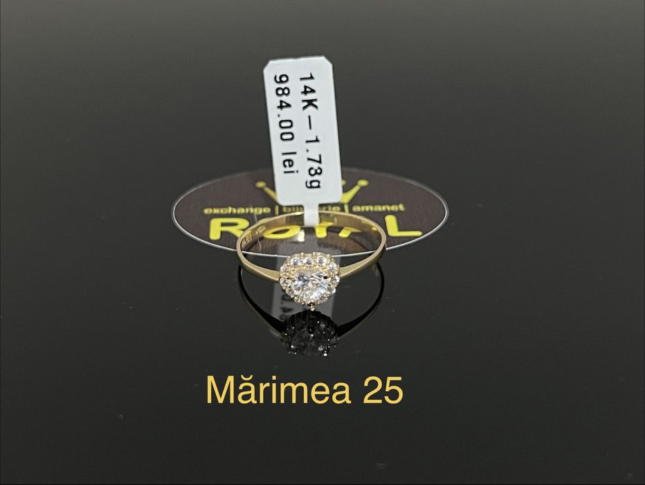 Bijuteria Royal CB : Inel dama aur nou 14k 1,73gr
