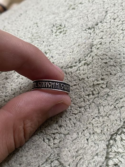 Кольцо серебряноп