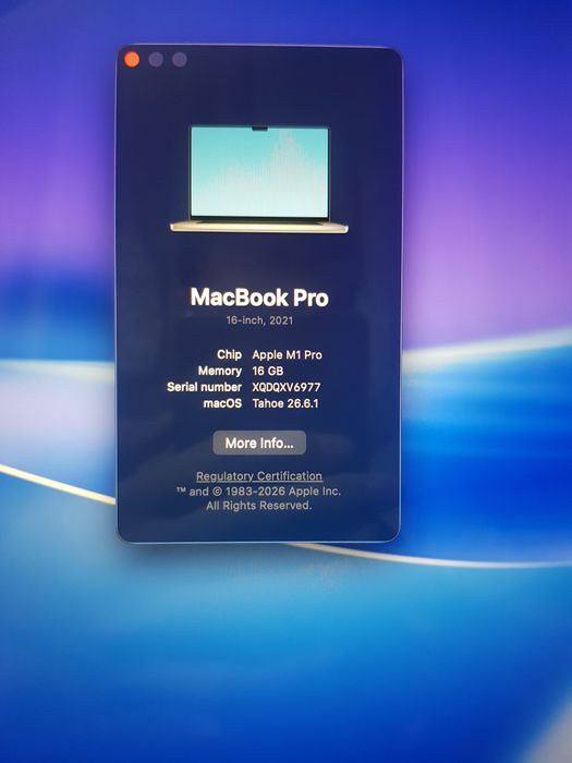 Macbook Pro m1 Pro 16