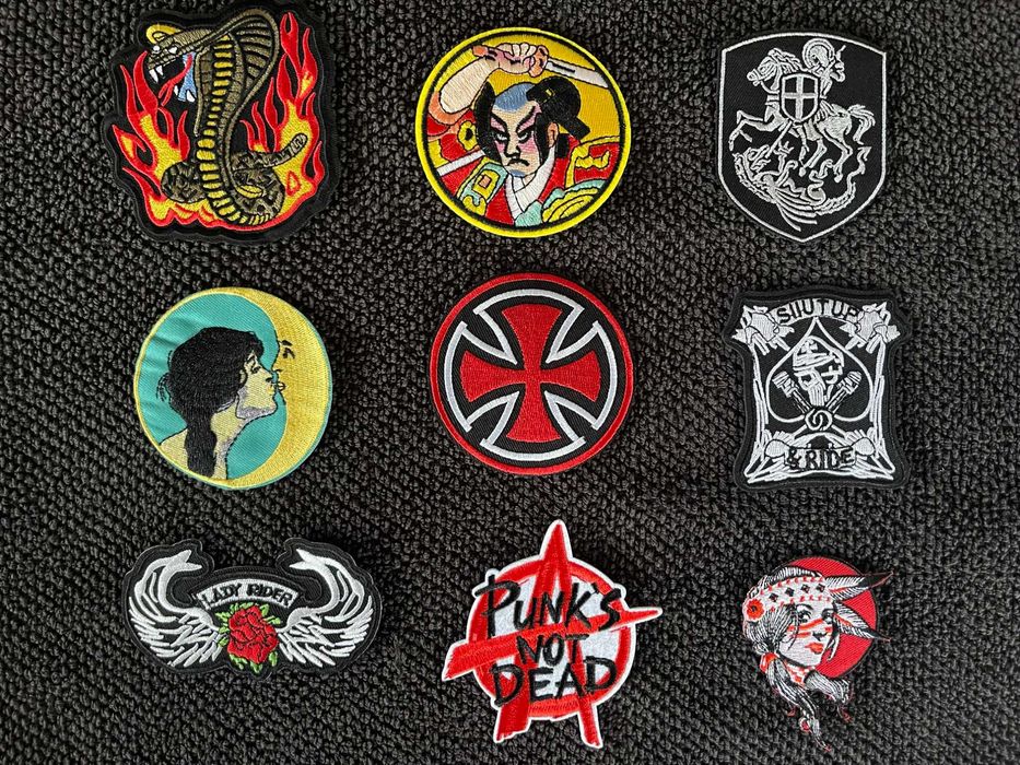 Petic/Patch/Emblema brodat geaca/vesta/etc piele/textil moto/rock/punk