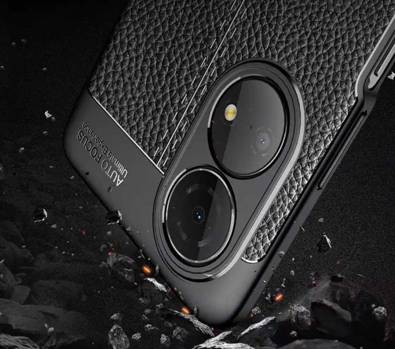 Husa Premium Antisoc model PIELE pentru Honor X7 4G, Honor X8 4G