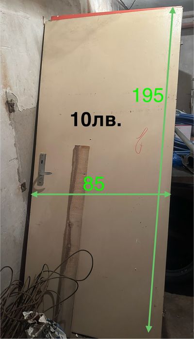 Дървени врати 2 броя - 195х73.5см. и 190х75см.