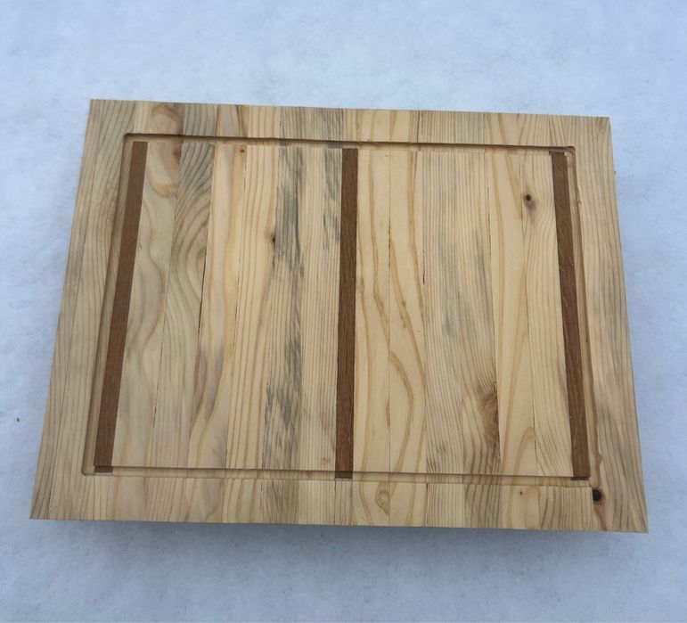 Tocător lemn pin cu stejar