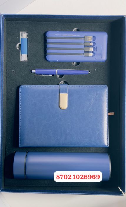 Подарочный набор! Блокнот,тремос,ручка техника! Оптом