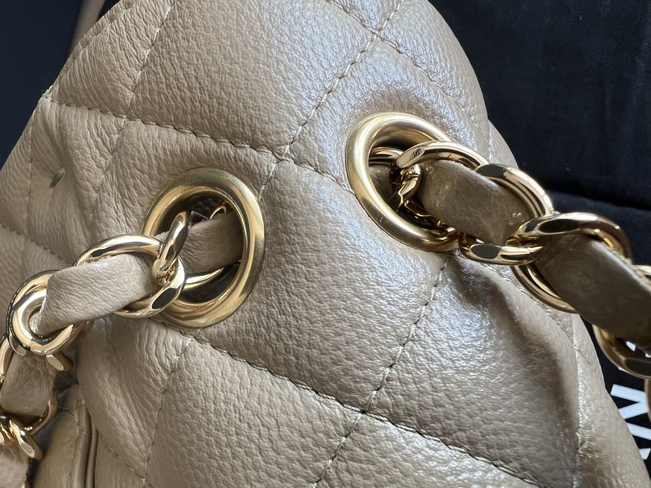 Geanta chanel 2.55 caviar grej