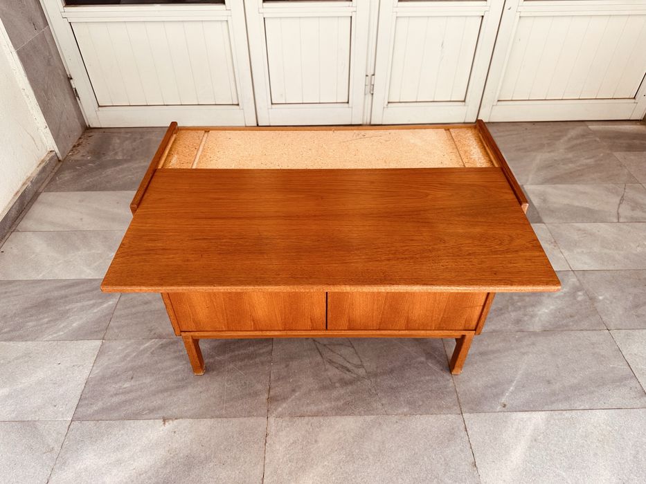 Скандинавски бар шкаф от тиков фурнир – Mid Century Modern, 60-те години