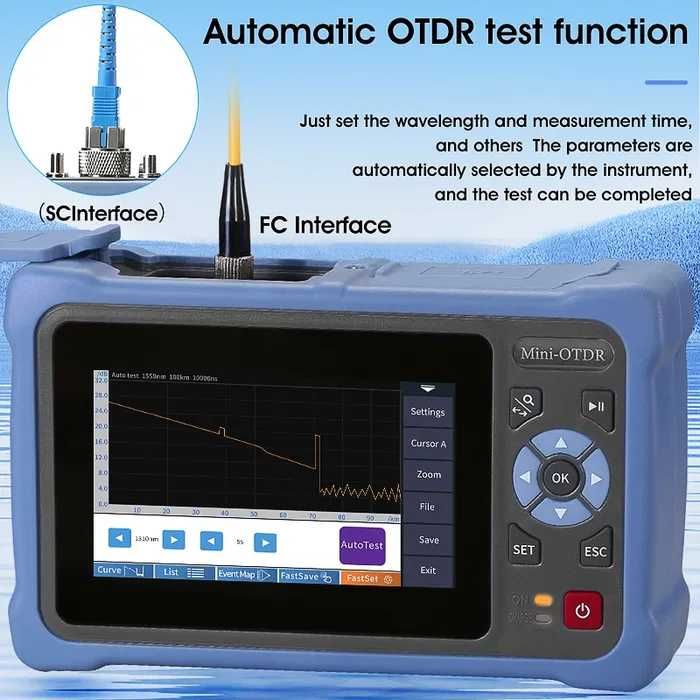 COMPTYCO AUA800U/AUA800A Mini OTDR – Optik Tolali Tarmoq Testeri