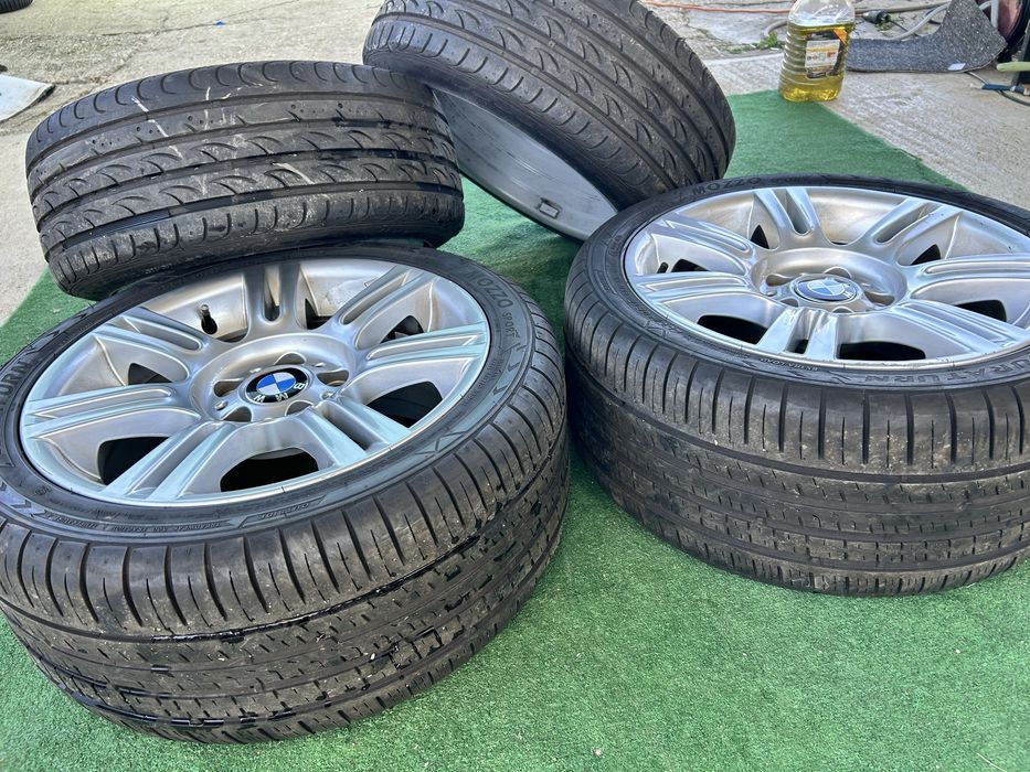 5x120 17 оргинални спорт пакет М кови за BMW със летни гуми
