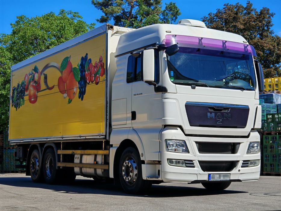 Man TGX 26.440 EURO 5 , Obloane Electrice, Climă staționare, încălzire plus răcire benă
