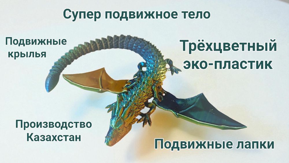 Игрушка Дракон 34 см