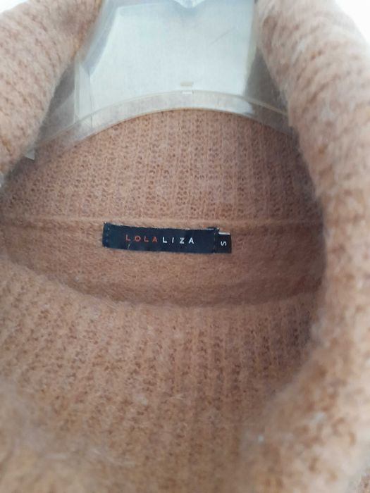 Pulover bej, lana/alpaca, s, 60 lei