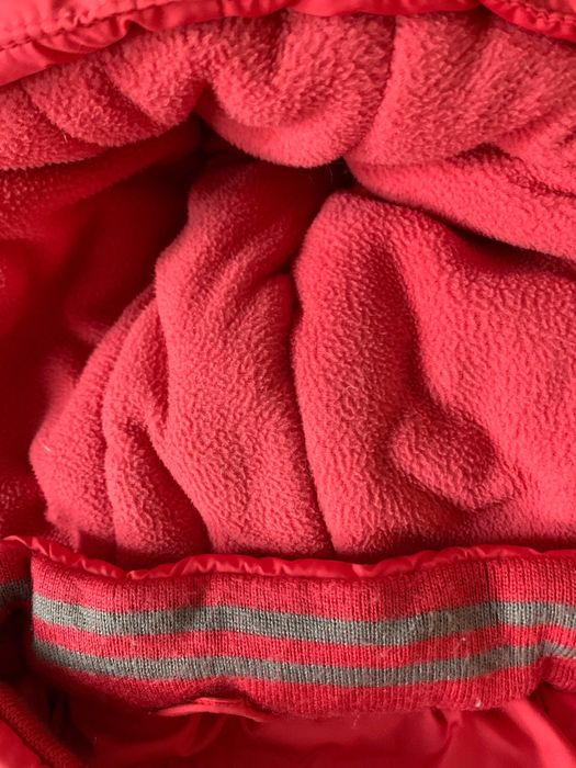 зимно топло пухено яке за момиче 98 - 104 см