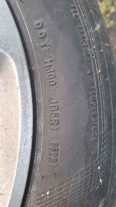 OFERTA! Set 4 Jante Aliaj 17" Originale Citroen C5 / Peugeot 508 /407/ 607, 5x108 + Anvelope Vara Goodyear DOT 2023