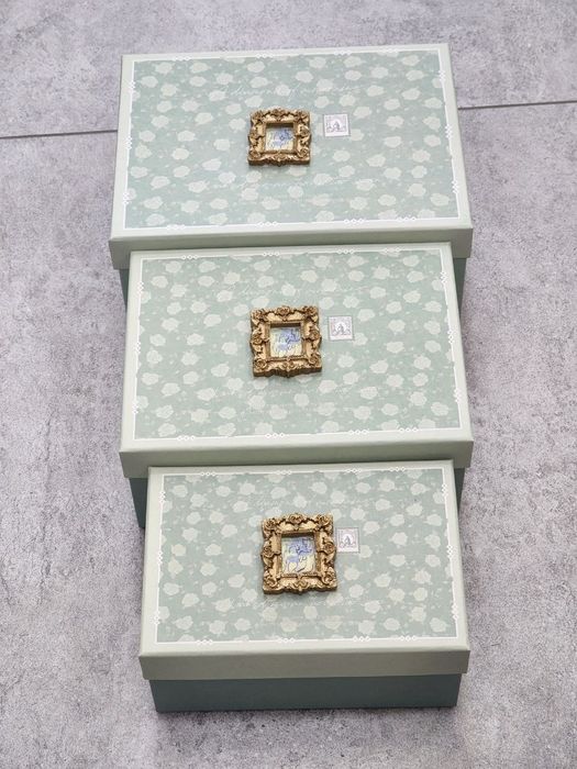 Подарочные коробки из крафта с узором “Wish You”