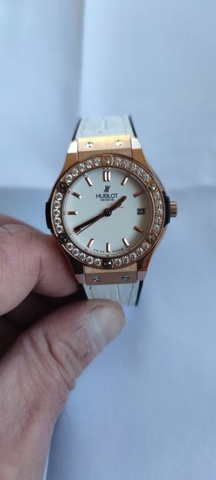 Януари промоция! Дамски луксозен часовник H  UB  LOT  BIG BANG 37 мм.