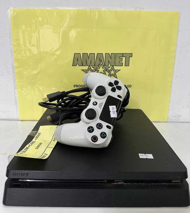 PS4 Slim + cabluri + maneta (CTG)