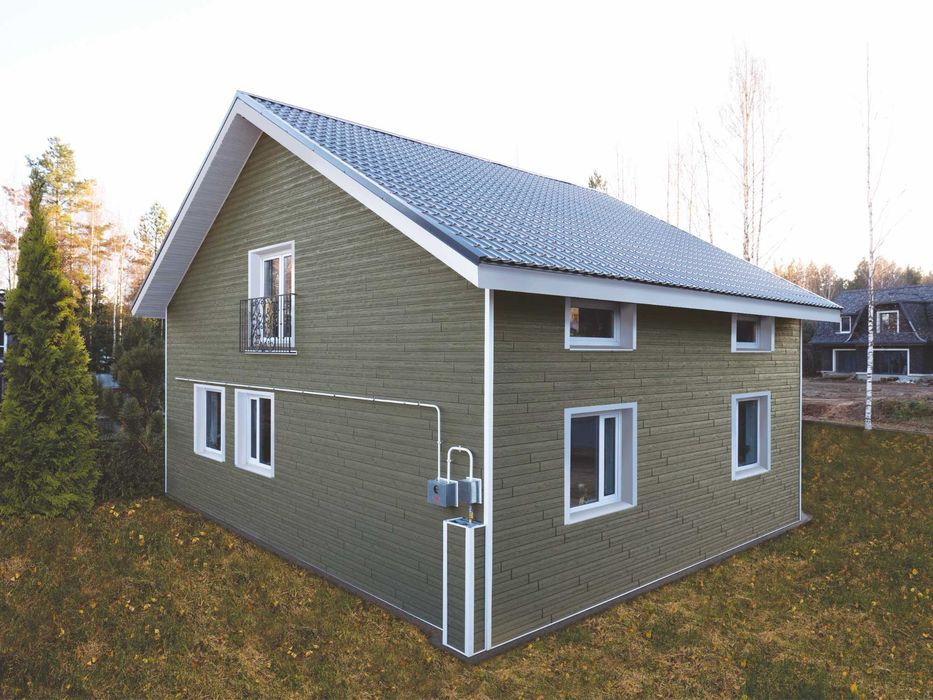 Сайдинг виниловый Хокла Колор. Металлосайдинг, софиты, черепица.