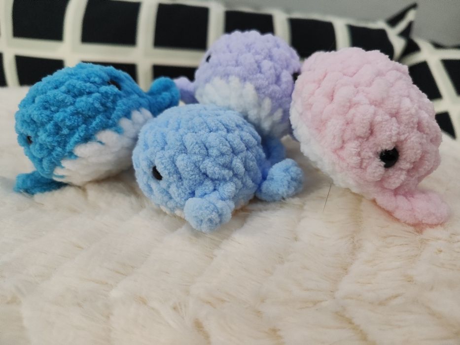 Кит - плетени плюшени играчки