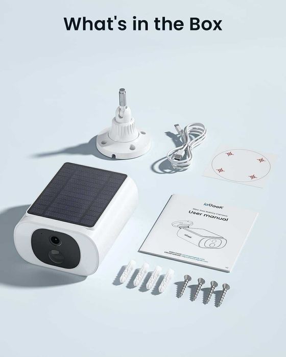 Соларна Камера, вградена eSIM и батерия-Без ток,Без интернет,Без такси