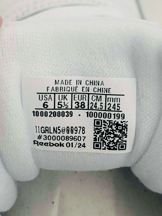 Reebok club nr 38