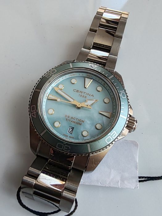 Ceas Certina DS Action Titanium Quartz 300 m Diver 34 mm Nou-Nepurtat!